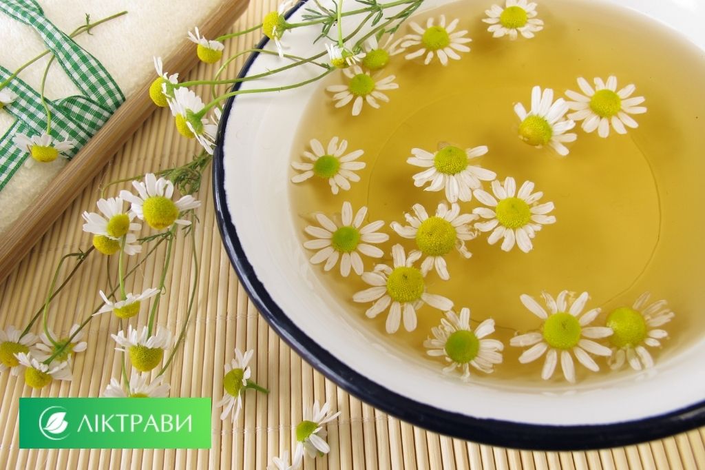 Ванна з ромашки для лікування суглобів